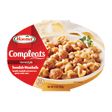 Hormel&nbsp;Compleats Microwave Bowls&nbsp;Swedish Meatballs w/Pasta In Cream Sauce Full-Size Picture